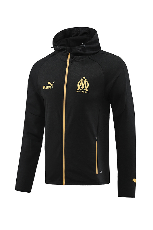 23 Marseille black hoodie suit